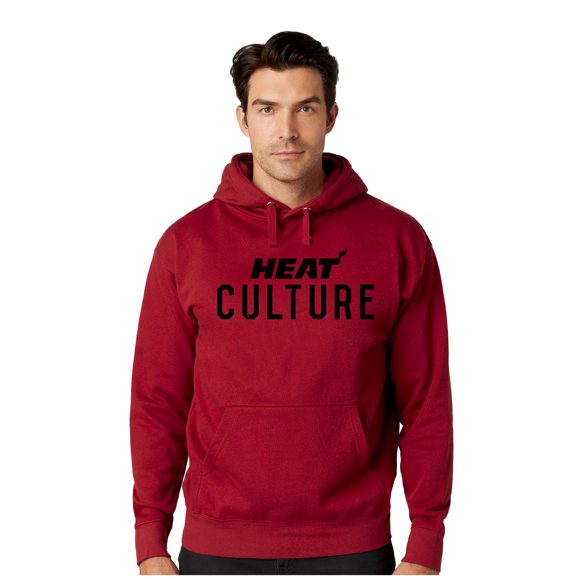 Miami HEAT Culture: Blood Red Hoodie Men's Hoodie Item Of The Game   