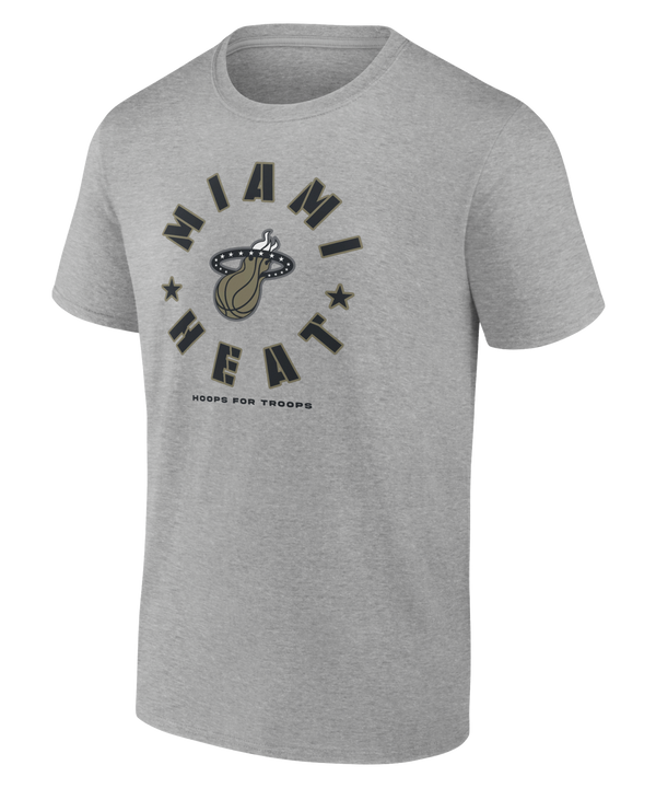 Miami HEAT 2024 Hoops For Troops Tee Unisex Tee Fanatics   