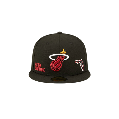 New Era Miami HEAT Identity Fitted Hat