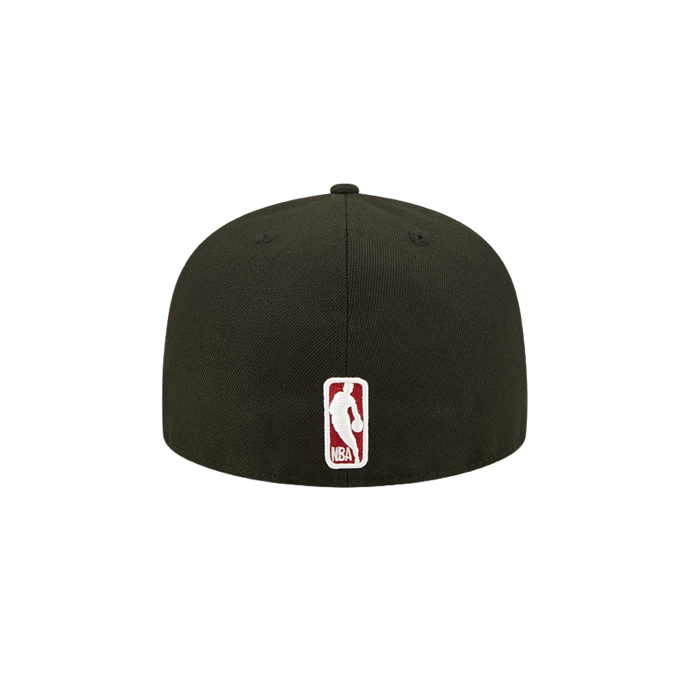 New Era Miami HEAT Identity Fitted Hat Unisex Caps New Era   