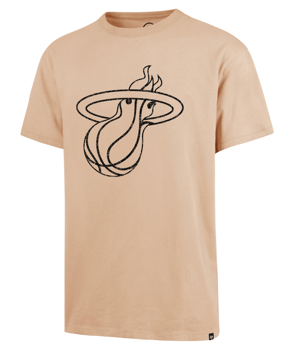 '47 Brand Miami HEAT Logo Imprint Tee Unisex Tee '47 Brand   