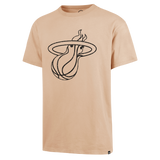 '47 Brand Miami HEAT Logo Imprint Tee - 1