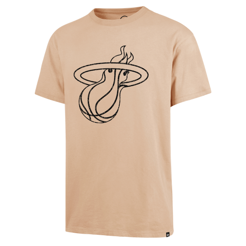 '47 Brand Miami HEAT Logo Imprint Tee