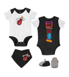 Court Culture Miami Mashup Vol. 2 Infant Creeper/Bib/Bootie Set - 1