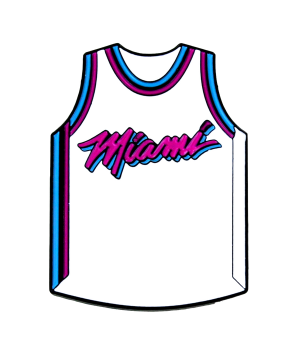 Miami HEAT Original Vice Jersey Pin Novelties Aminco