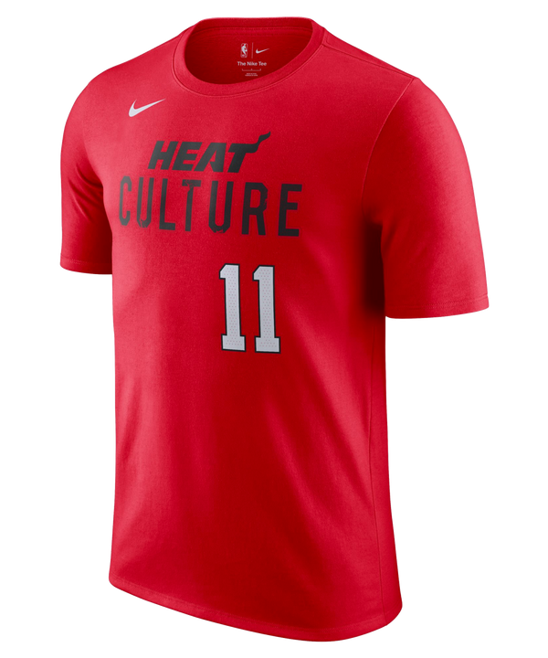 Jaime Jaquez Jr. Nike HEAT Culture: Blood Red Name & Number Tee Unisex Tee Nike   