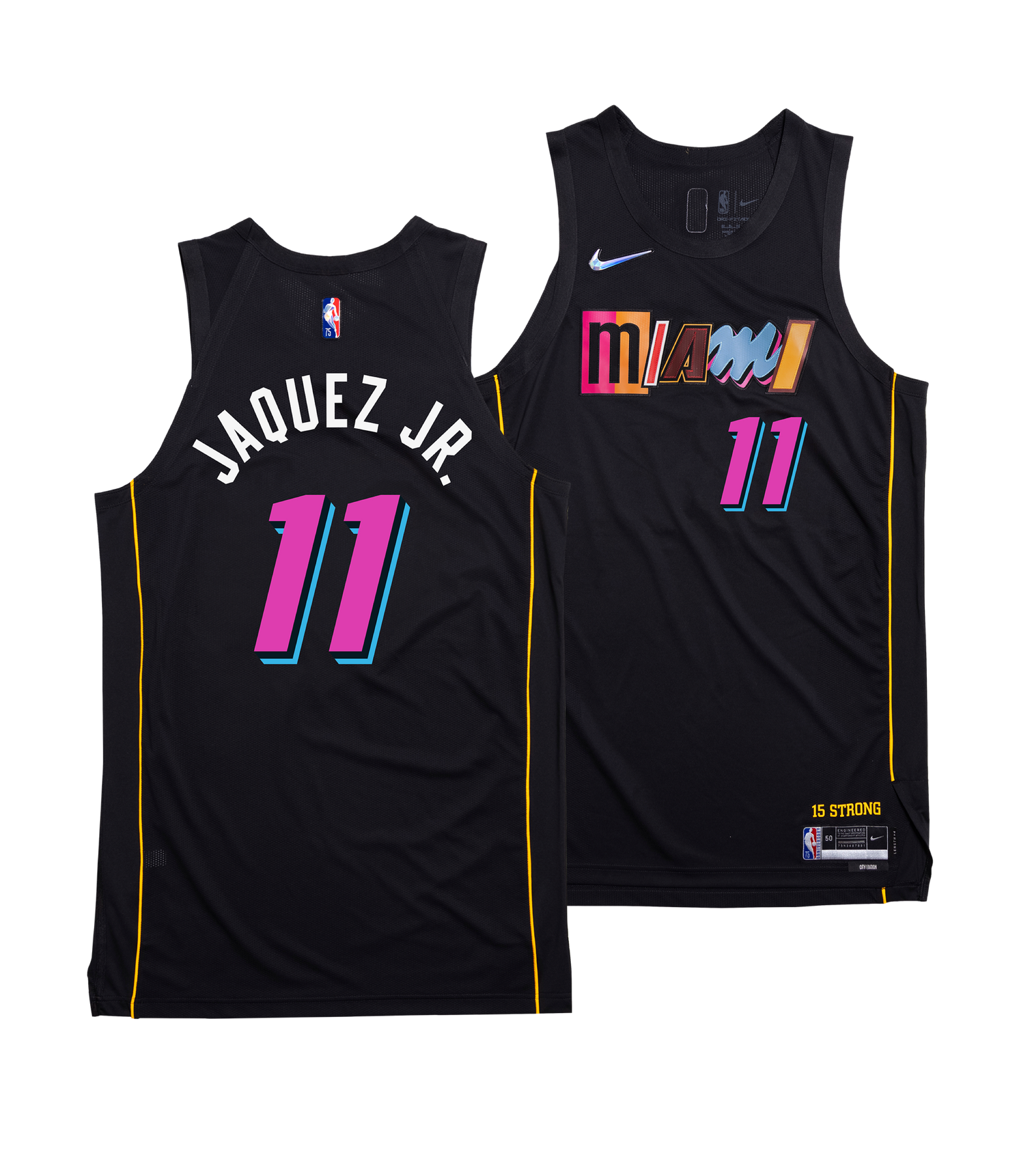 Jaime Jaquez Jr. Nike Miami Mashup Swingman Jersey Men's Jersey Nike   