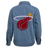 Court Culture x The Wild Collective Miami HEAT Denim Jacket - 5