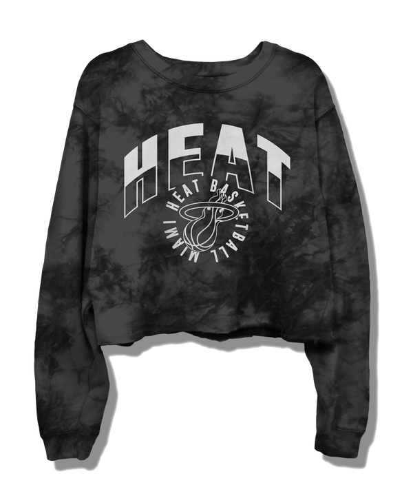 Junk Food Miami HEAT Women's Cropped Fleece WOMENS JACKETSJ JUNK FOOD   