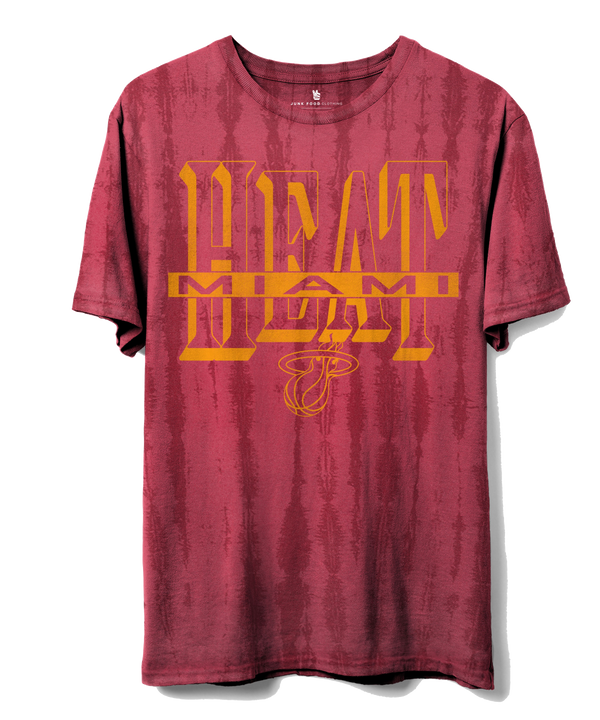 Junk Food Miami HEAT Tie-Dye Tee Unisex Tee Junk Food   