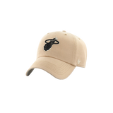 '47 Brand Miami HEAT Khaki Dusted Cleanup Hat - 1