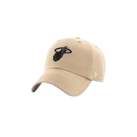 '47 Brand Miami HEAT Khaki Dusted Cleanup Hat