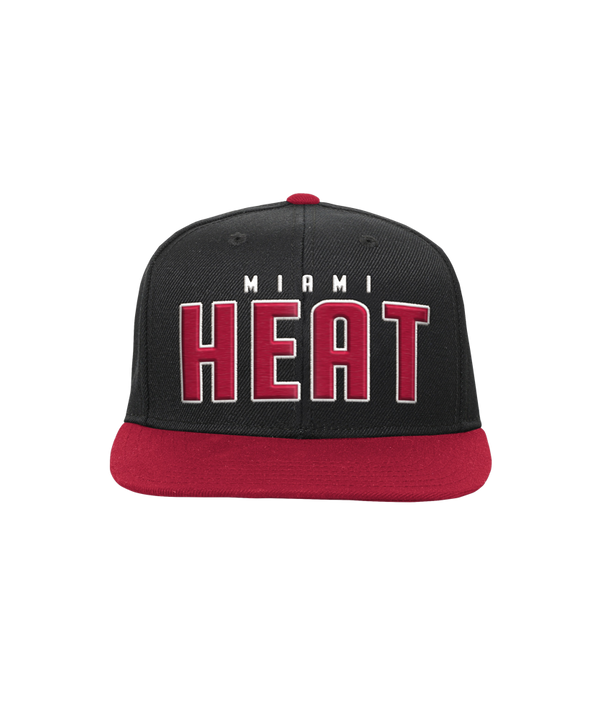 Miami HEAT Lockup Youth Snapback Youth Hat Outerstuff   