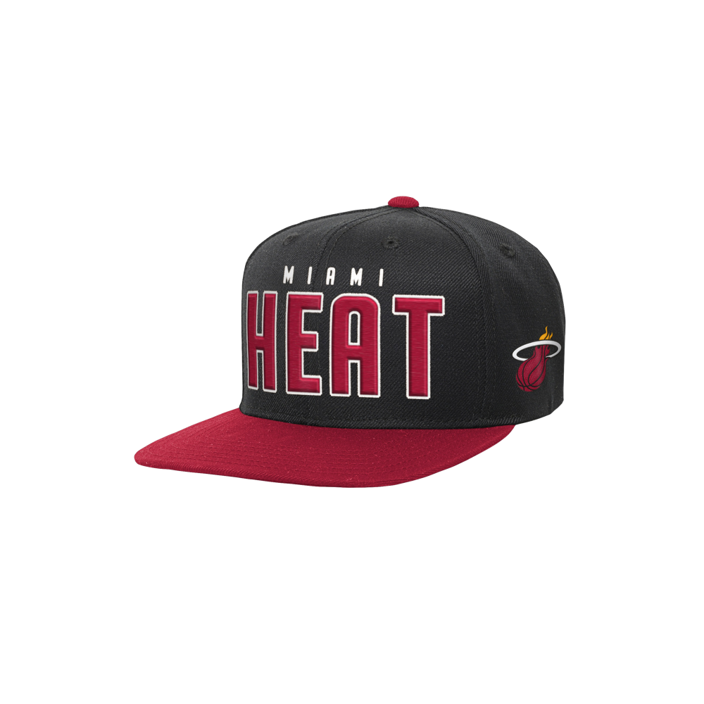 Miami HEAT Lockup Youth Snapback Youth Hat Outerstuff   