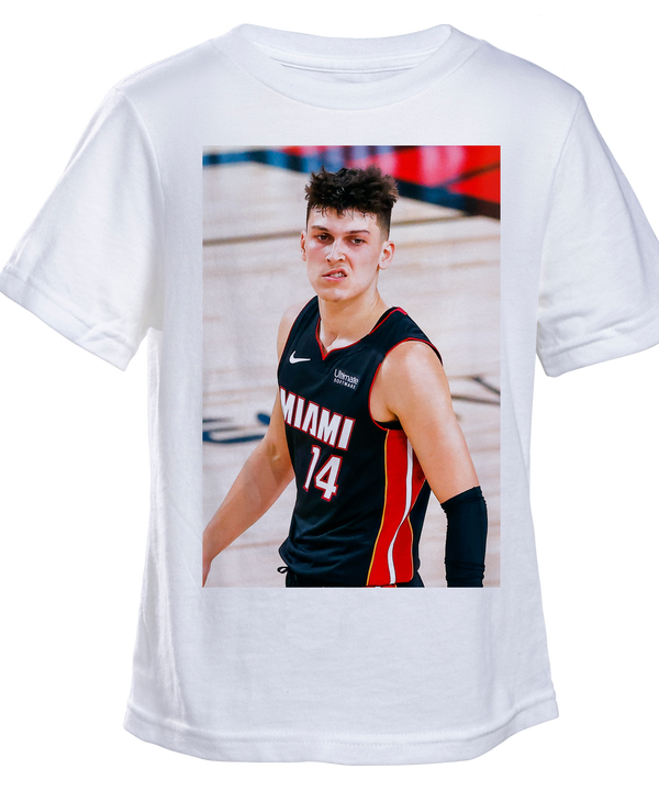 Court Culture Tyler Herro Snarl Youth White Tee Youth Tee Court Culture   