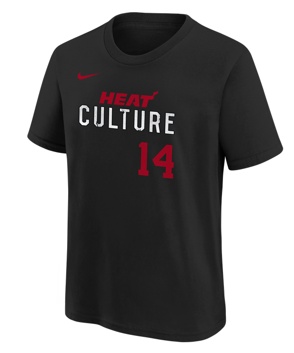 Tyler Herro Nike HEAT Culture Name & Number Kids Tee Kids Tee Nike   