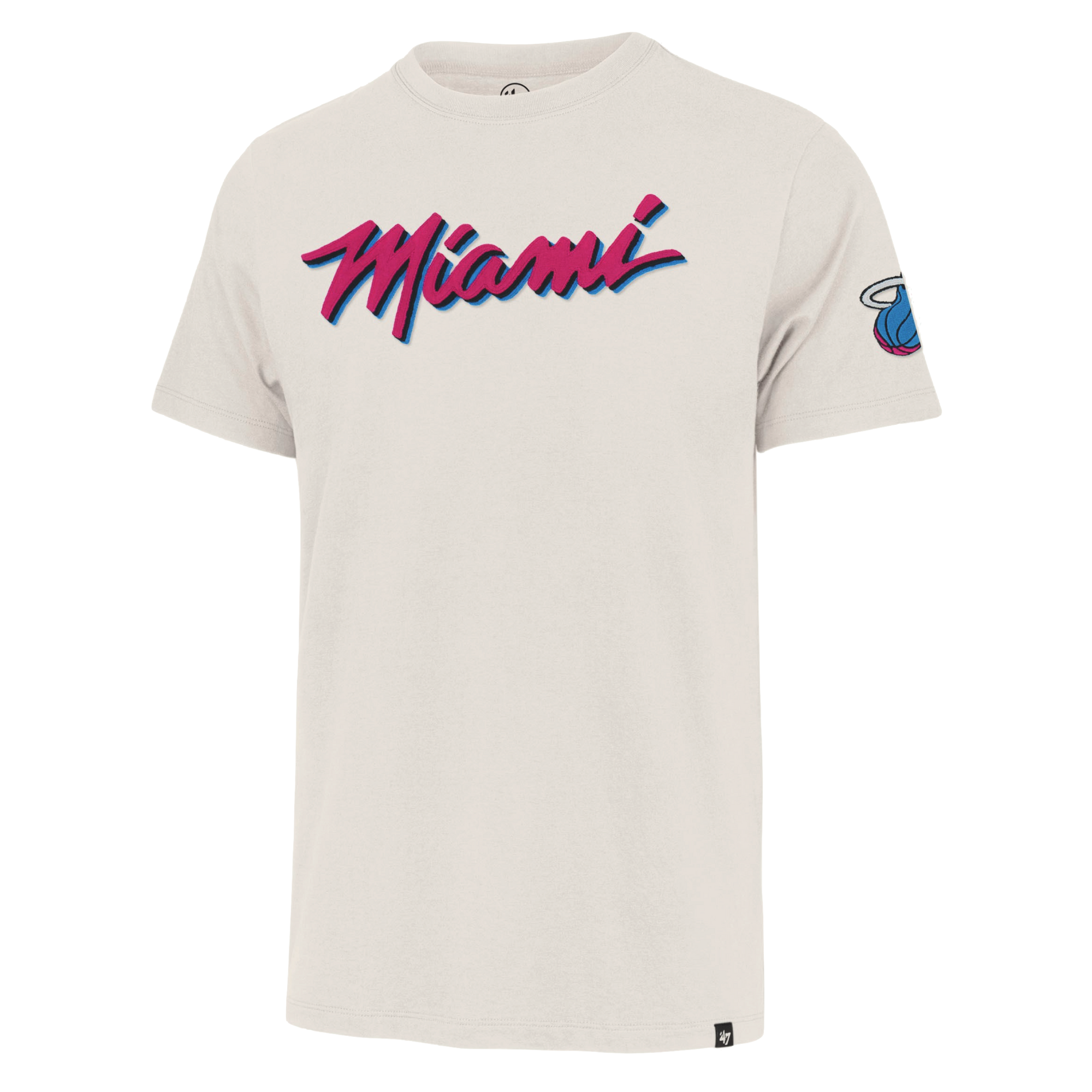 '47 Brand Miami HEAT Original Vice Wordmark Tee Men's Tee '47 Brand