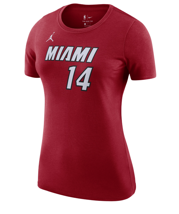 Tyler Herro Nike Jordan Brand Statement Red Name & Number Women's Tee Women's Tee Nike   