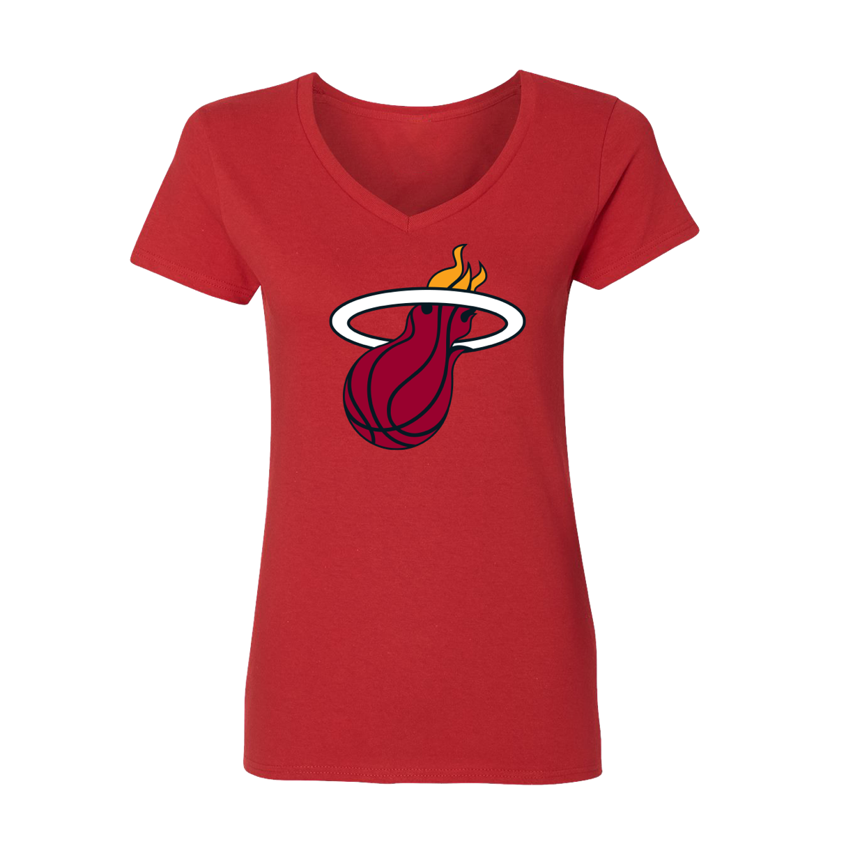 Miami HEAT Red Logo Women's Tee Women's Tee Item Of The Game   