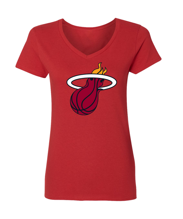 Miami HEAT Red Logo Women's Tee Women's Tee Item Of The Game   