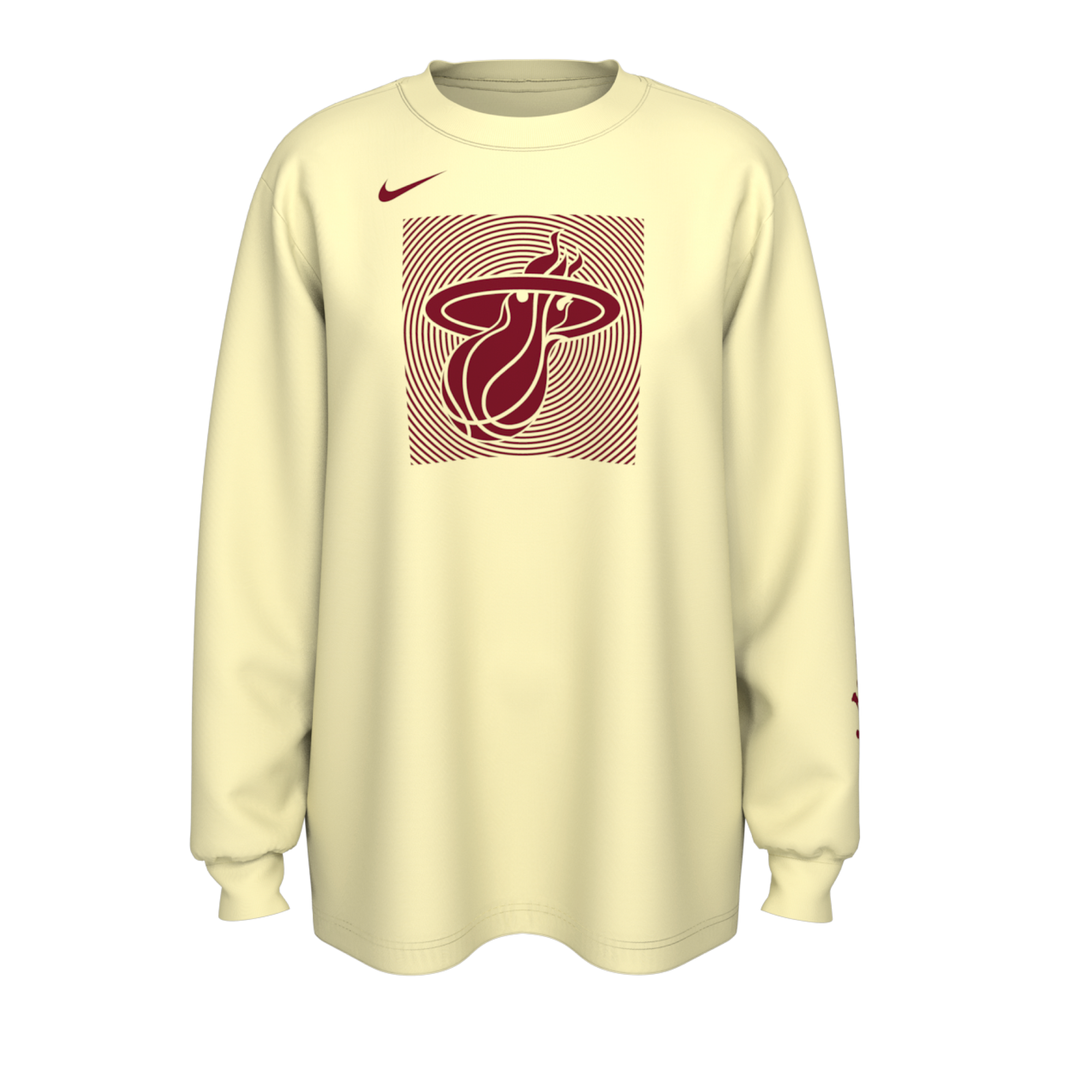 Nike Miami HEAT Logo Women's Long Sleeve Tee Women's Long Sleeve Tee Nike   