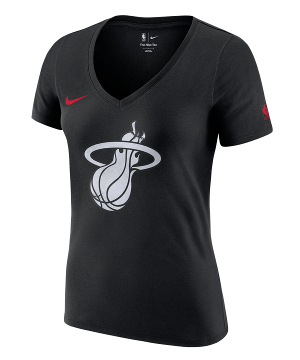 Nike HEAT Culture Logo Women's V-Neck Tee Women's Tee Nike   