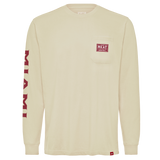 Sportiqe Miami HEAT Beige Long Sleeve Tee - 1