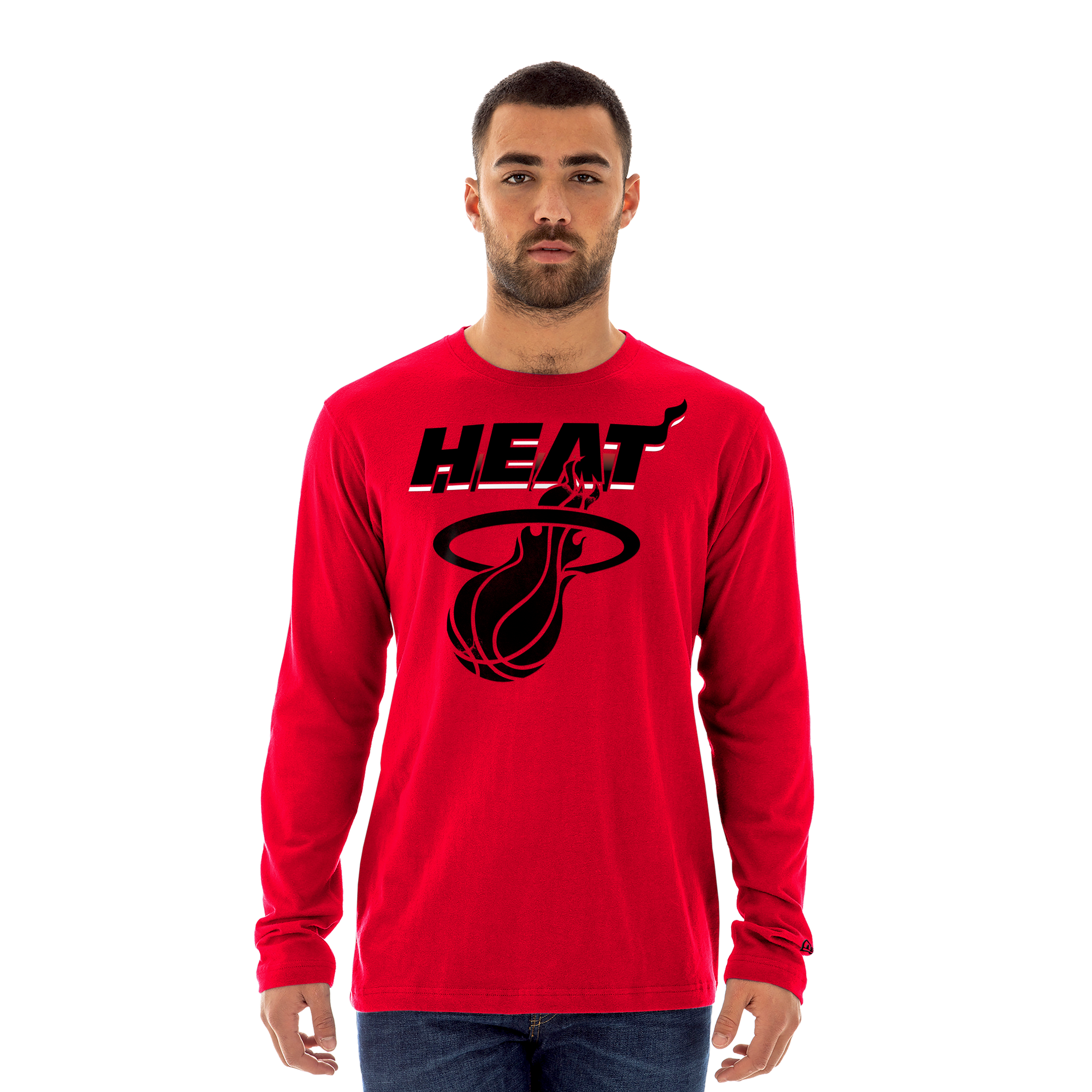 New Era HEAT Culture: Blood Red Long Sleeve Tee Men's Long Sleeve Tee New Era   