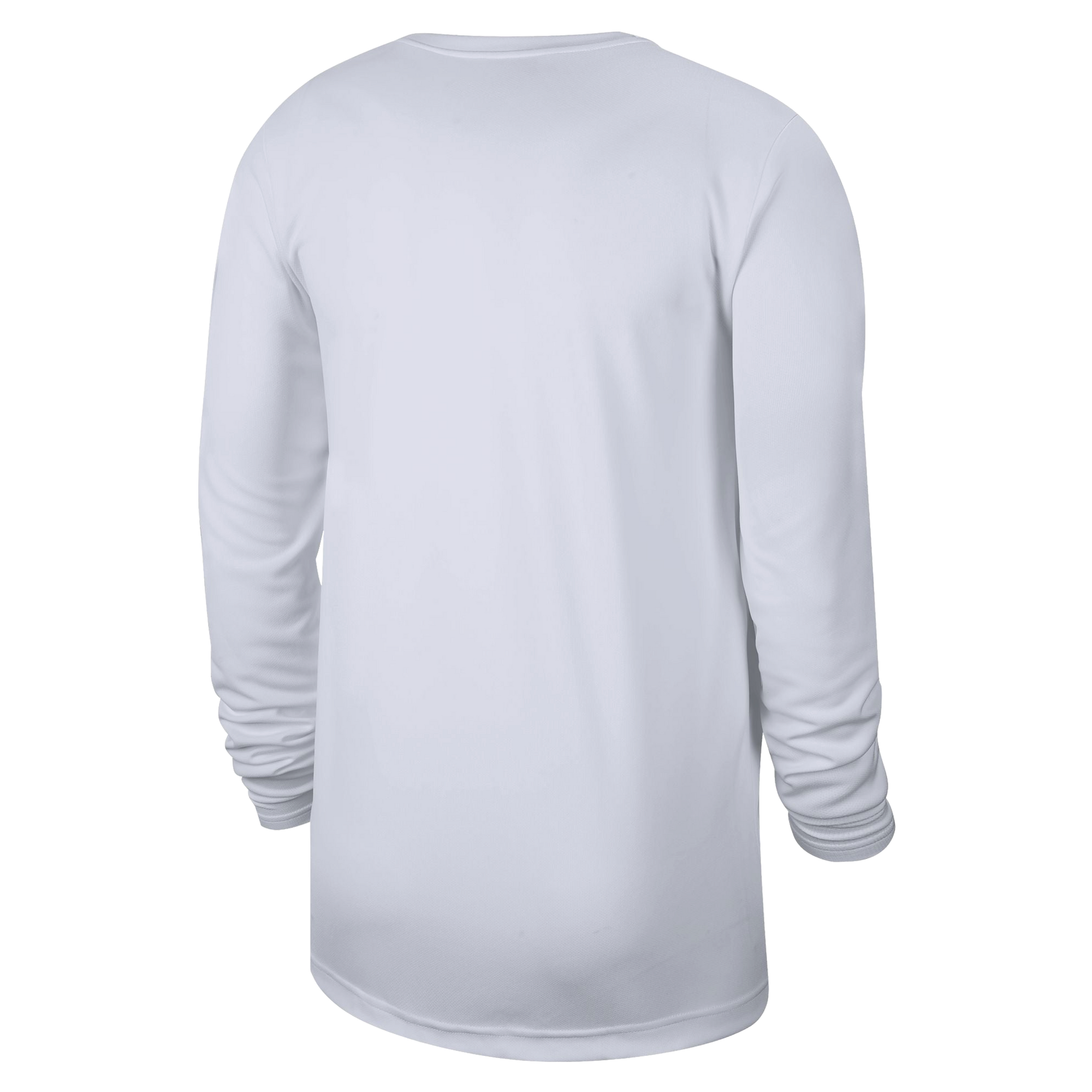 Nike Miami HEAT 2024/25 On-Court Long Sleeve White Practice Tee Men's Long Sleeve Tee Nike