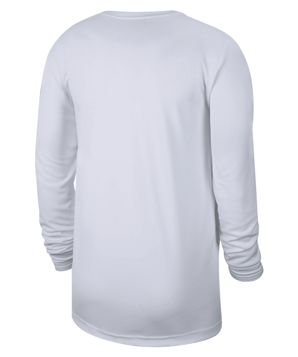 Nike Miami HEAT 2024/25 On-Court Long Sleeve White Practice Tee Unisex Long Sleeve Tee Nike   