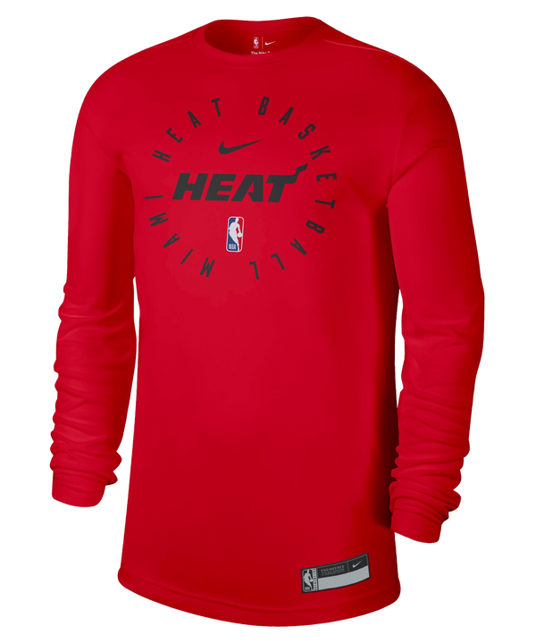 Nike HEAT Culture: Blood Red Long Sleeve Practice Tee Unisex Tee Nike   