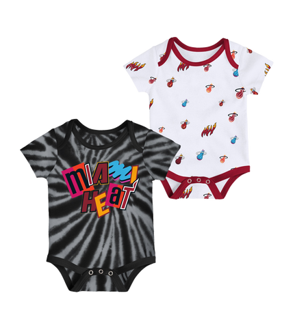 Court Culture Miami Mashup 2-PK Infant Onesies