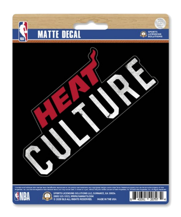 HEAT Culture Matte Decal Novelties Fanmats   