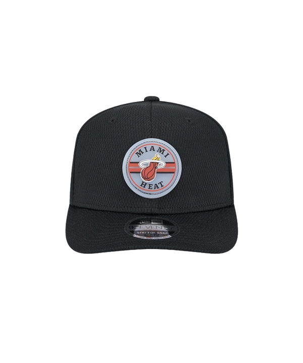 New Era Miami HEAT Patch Mesh Snapback Unisex Caps New Era   