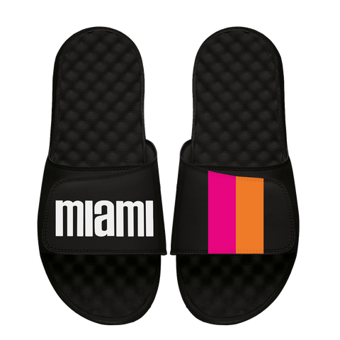 Islide Miami Floridians Black Sandals