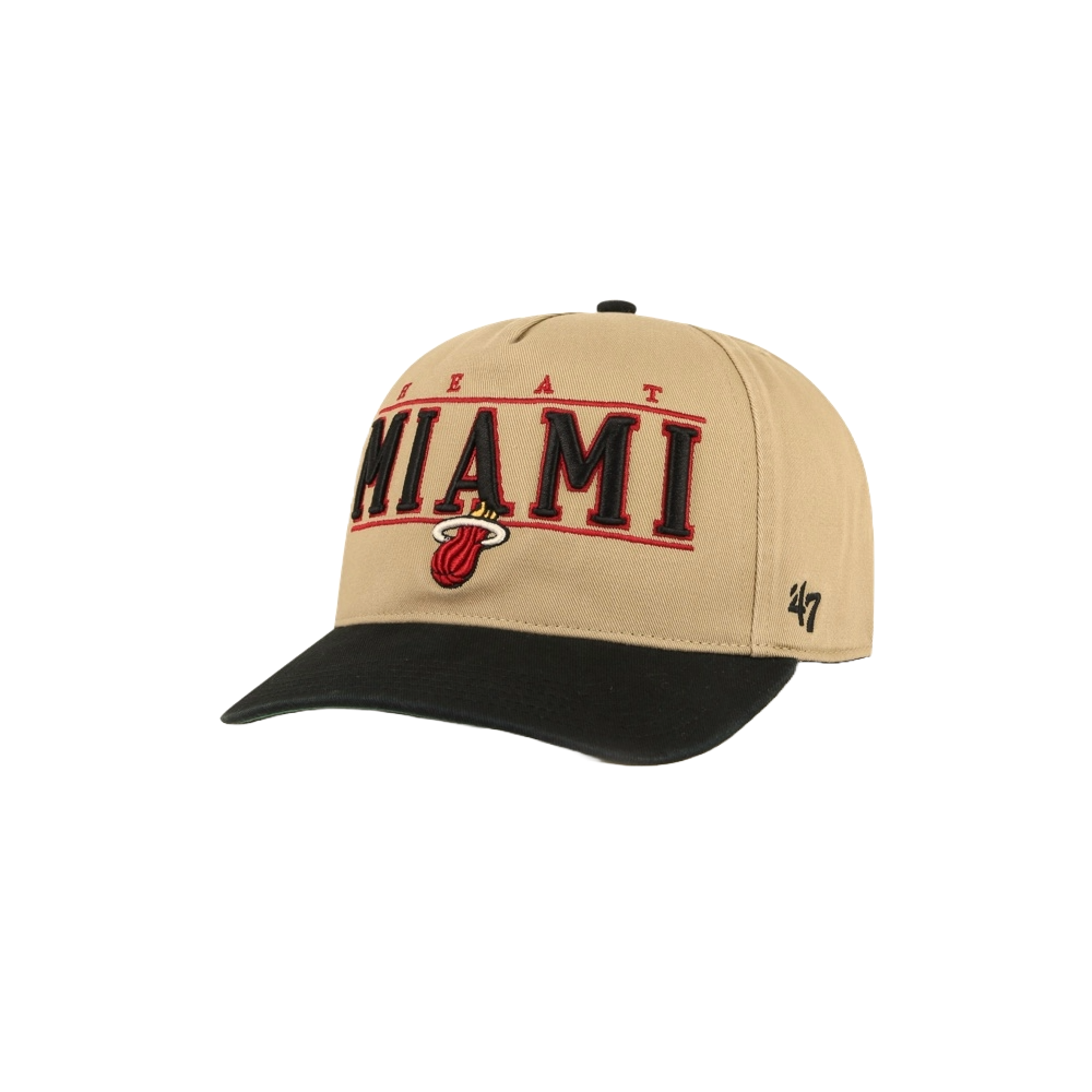 '47 Brand Miami HEAT Cityline Snapback Unisex Caps '47 Brand   