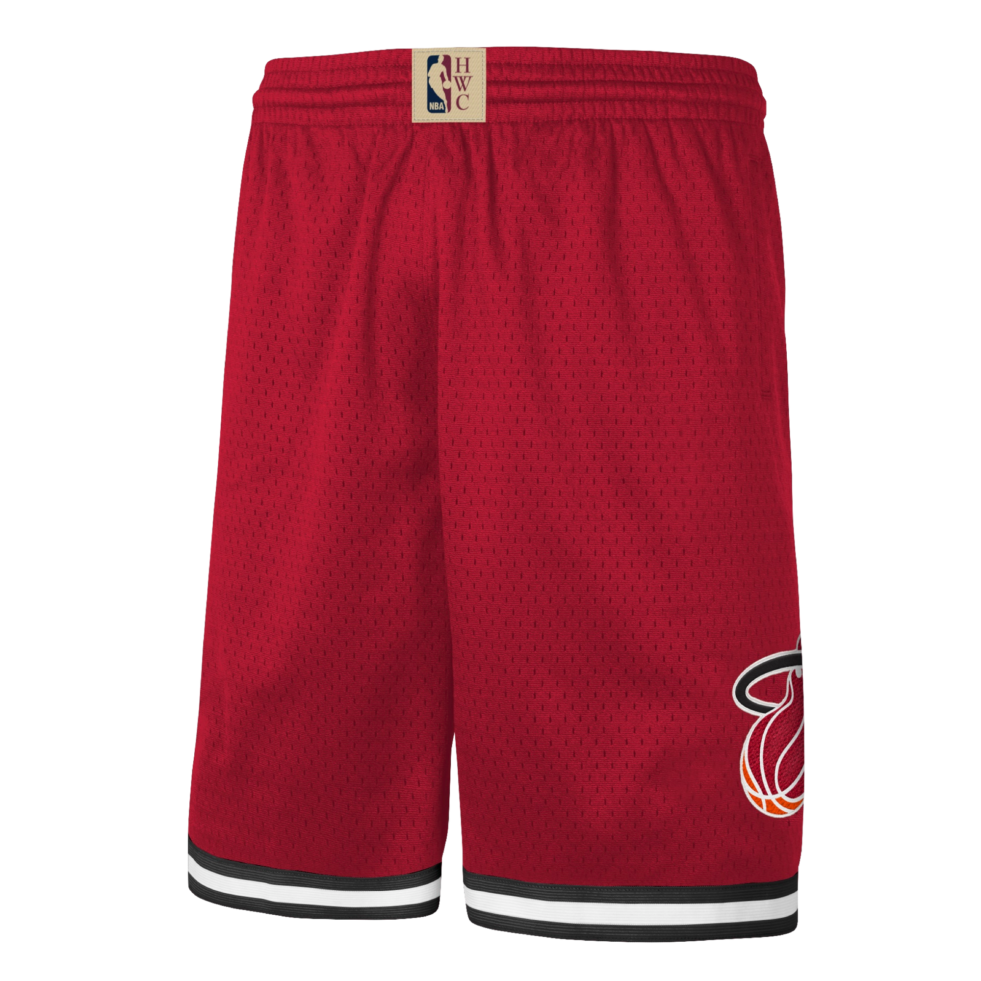 Mitchell & Ness Miami HEAT HWC Red Swingman Youth Shorts Youth Shorts Mitchell & Ness   