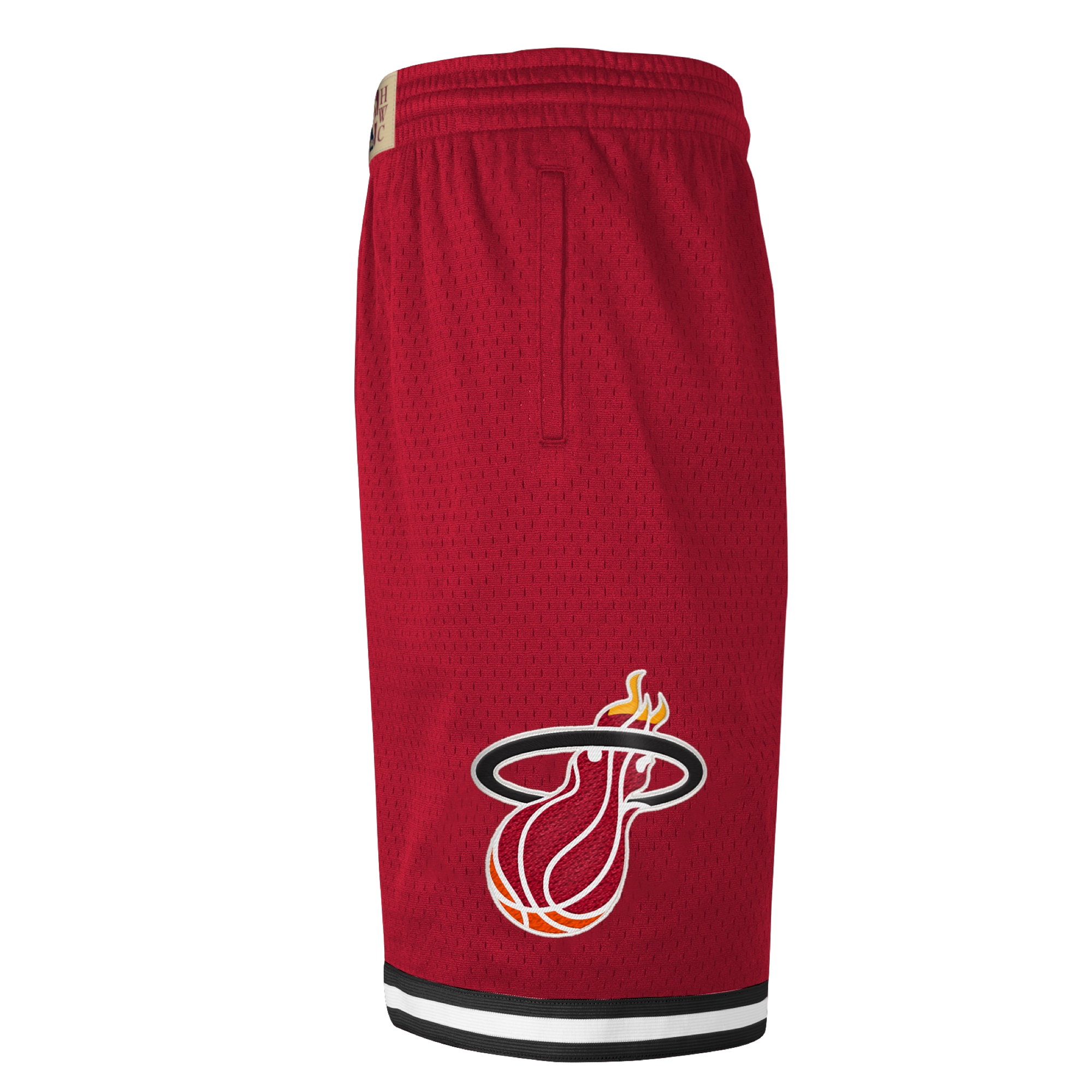 Mitchell & Ness Miami HEAT HWC Red Swingman Youth Shorts Youth Shorts Mitchell & Ness   