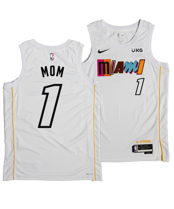 #1 Mom Nike Miami Mashup Vol. 2 Custom Swingman Jersey Men's Jersey Nike   