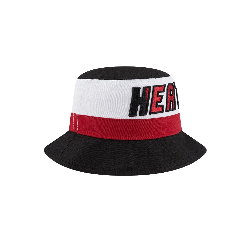 New Era Miami HEAT Split Bucket Hat Unisex Caps New Era   