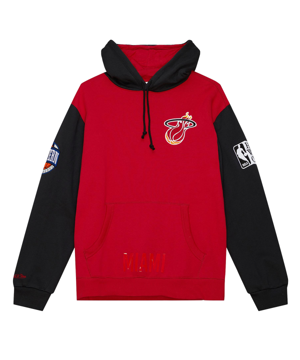 Mitchell & Ness Miami HEAT Hardwood Classic Night Fleece Hoodie Men's Hoodie Mitchell & Ness   