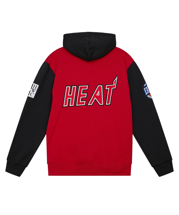 Mitchell & Ness Miami HEAT Hardwood Classic Night Fleece Hoodie Men's Hoodie Mitchell & Ness   