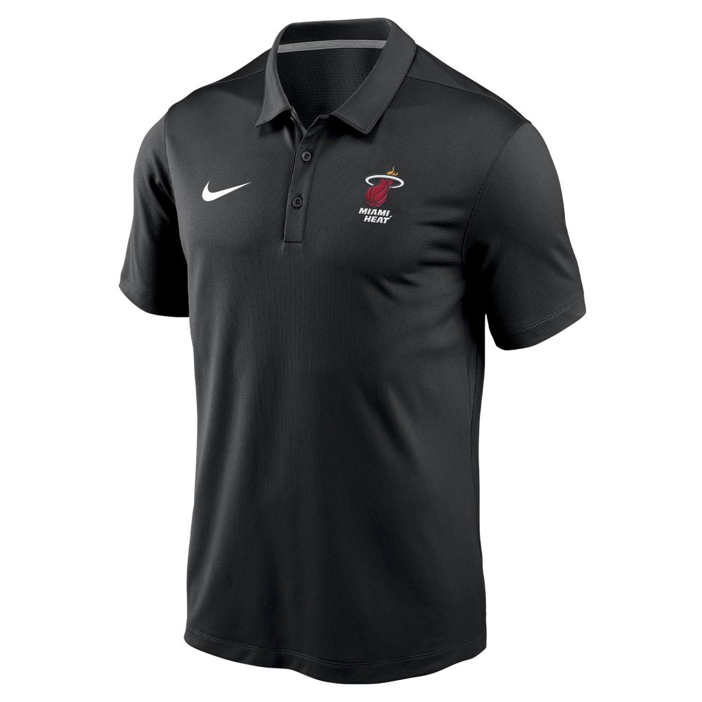 Nike Miami HEAT Logo Varsity Polo MENS POLOG BCS    - featured image