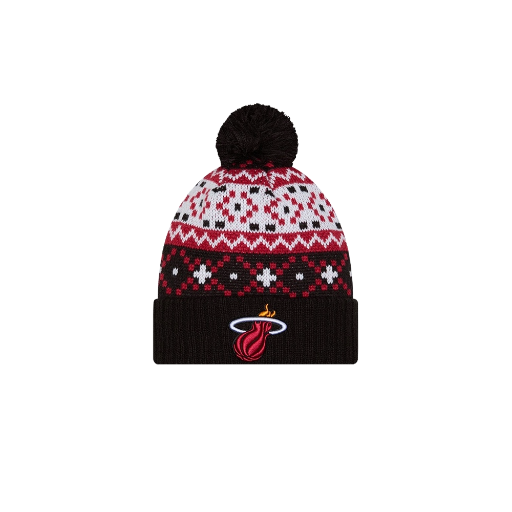 New Era Miami HEAT Nostalgia Knit Unisex Caps New Era   