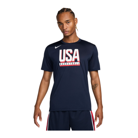 Nike Blue USA Basketball Authentic Legend Performance Tee