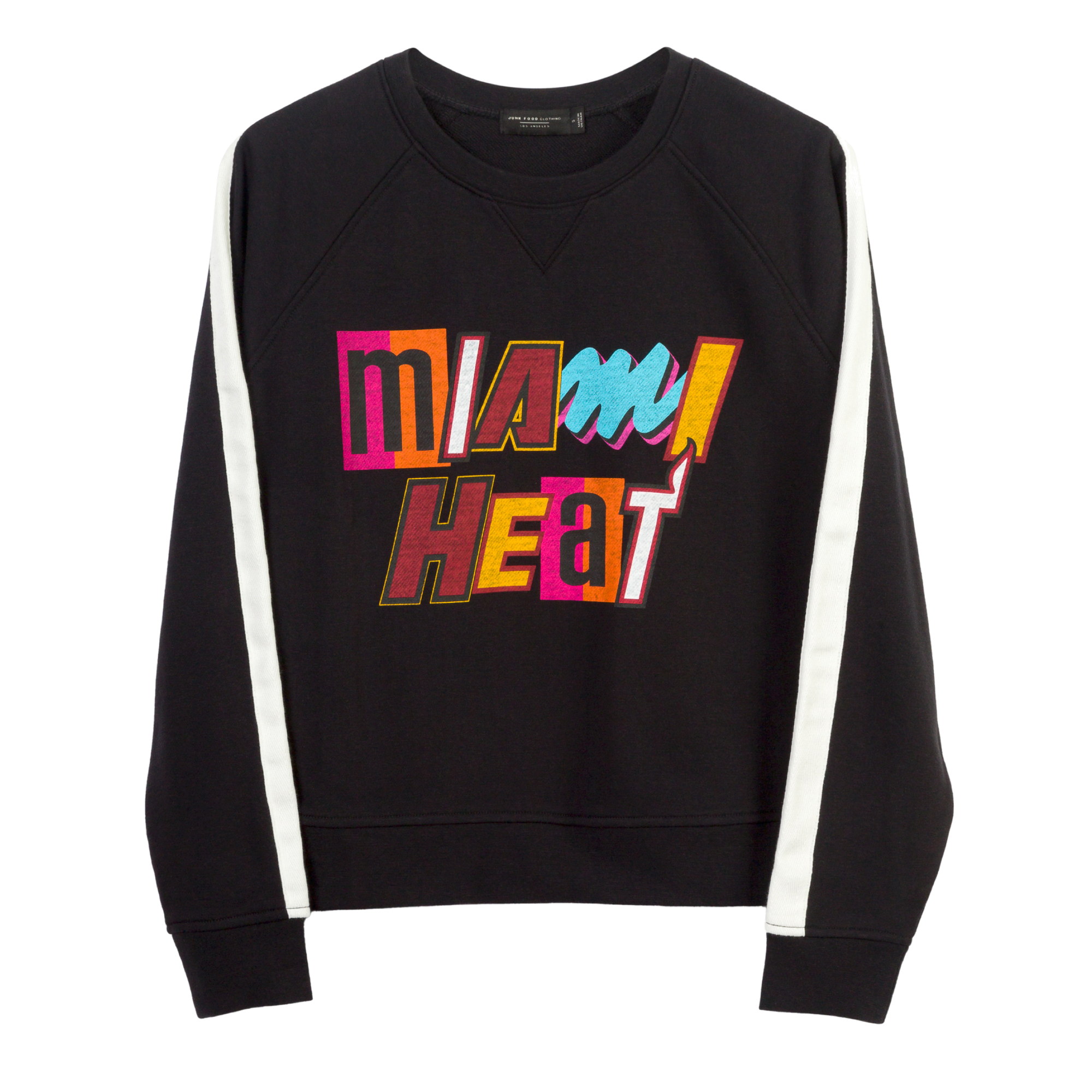 Junk Food Miami HEAT Overtime Mashup Women's Crewneck Women's Crewneck Sweater Junk Food   