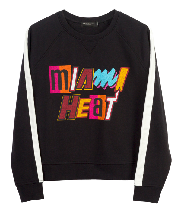 Junk Food Miami HEAT Overtime Mashup Women's Crewneck WOMENS SWEATSHIRTS JUNK FOOD   