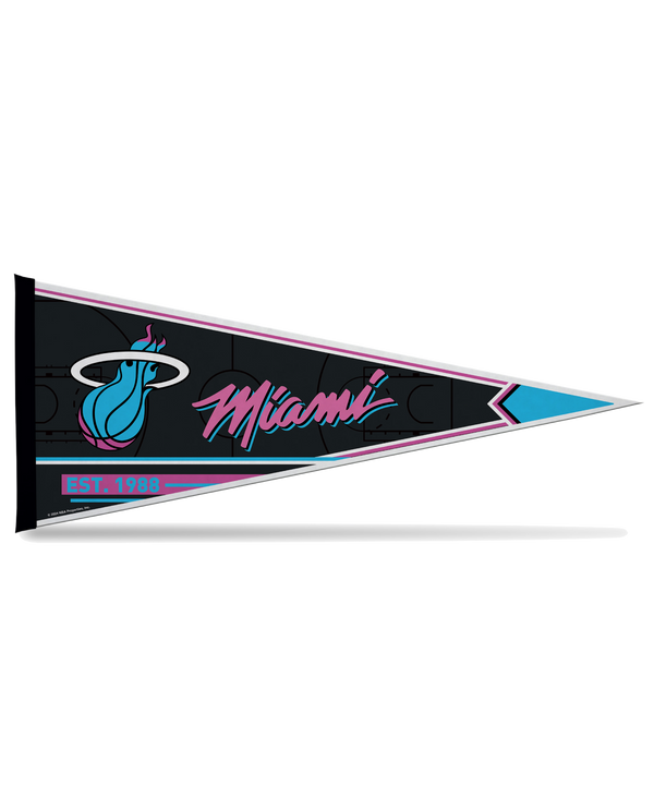 Miami HEAT Original Vice Pennant Novelties Rico Industries