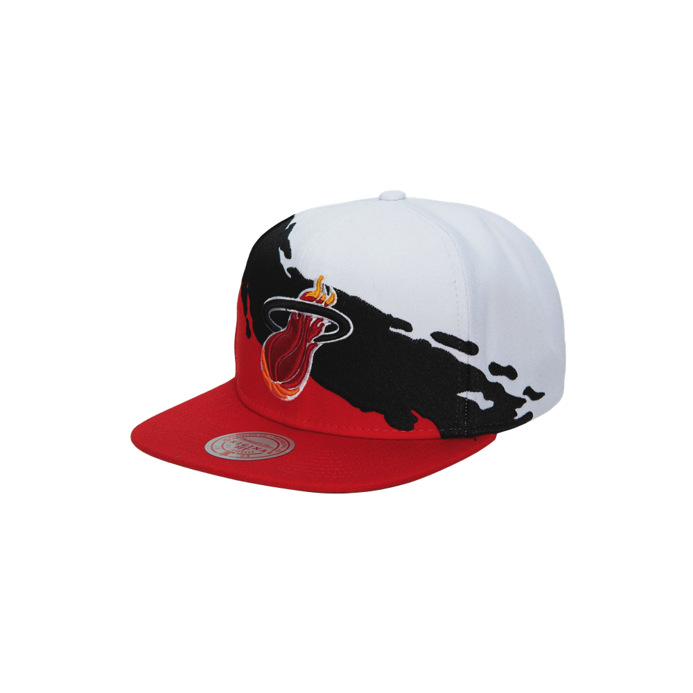 Mitchell & Ness Miami HEAT Paintbrush Snapback UNISEXCAPS MITCHELL & NESS   