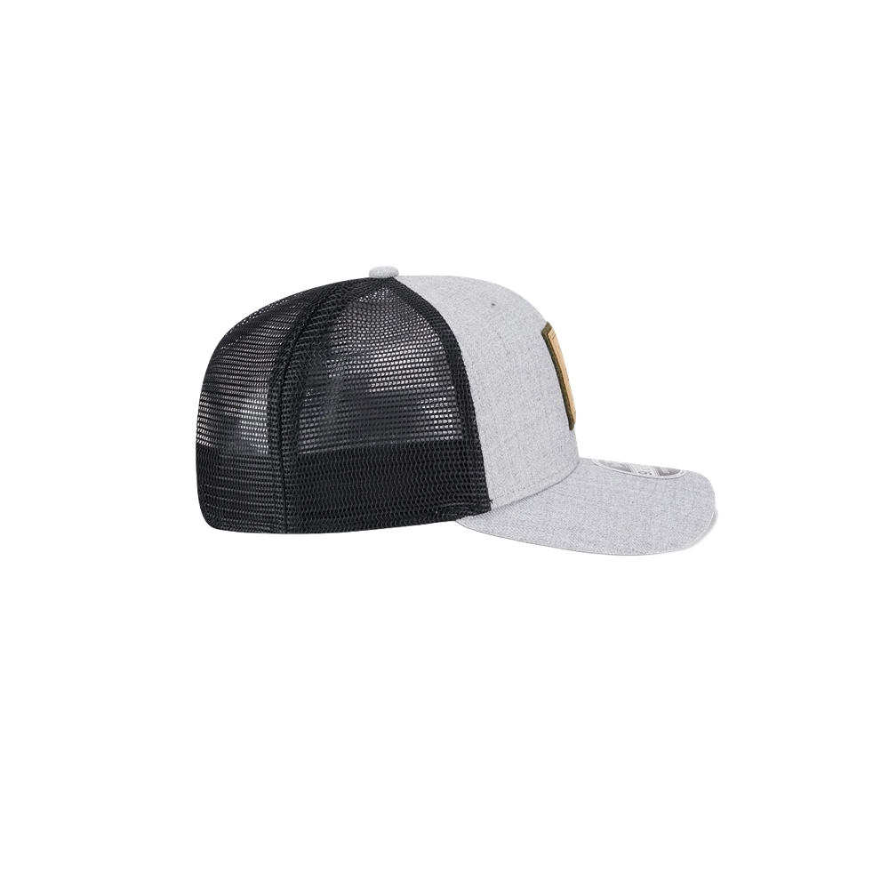 New Era Miami HEAT Heather Patch Trucker Snapback Unisex Caps New Era   